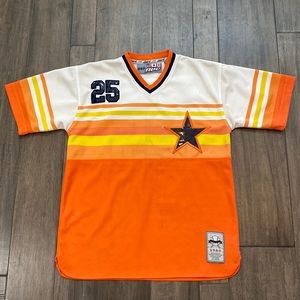 Vintage 212 NYC Houston Astros‎ #25 1980 Baseball Jersey Youth Size Medium